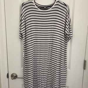 Striped T-shirt dress